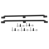 Dilwe RC Car Body Shell Handrail,Metal RC Body Shell Left/Right Handrail Upgrade Replacement Accessory for 1/10 Scale RC Crawler Car(155cm) Car model accessory